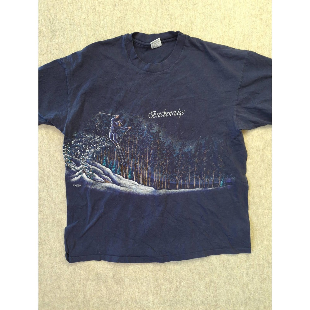 Vintage Breckenridge T Shirt 100% Cotton 2X